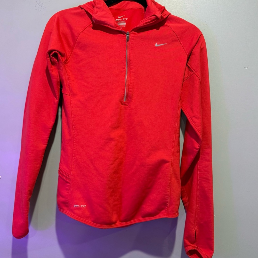 Nike Bright Red Dri-FIT Hoodie
